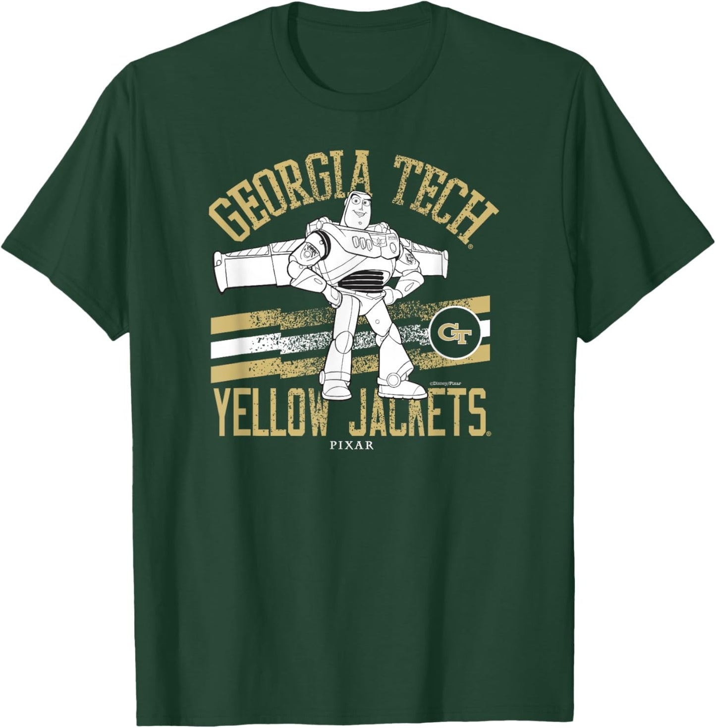 Georgia Tech Yellow Jackets Buzz Lightyear Vintage Navy T-Shirt - T-Shirt | Forest