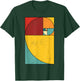Fibonacci Spiral Geometry Art T-Shirt - T-Shirt | Forest