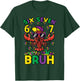 Six Seven Bruh Crawfish 6 7 Mardi Gras Meme Boys Kids Youth T-Shirt - T-Shirt | Forest