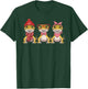 Retro Leopard Gecko Cute Valentine T-Shirt - T-Shirt | Forest