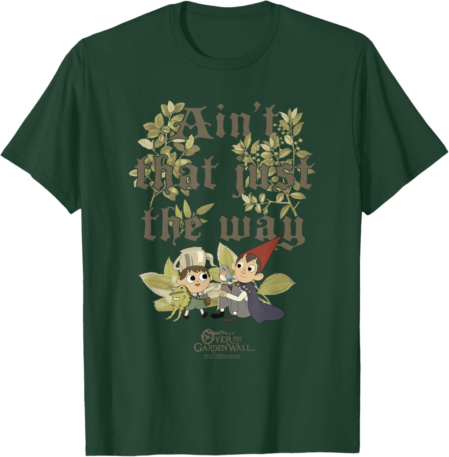 Over The Garden Wall Ain't That Just The Way Leaves Cartoon T-Shirt - T-Shirt | Forest