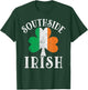 Southside Irish Ireland Flag Shamrock St. Patrick’s Day T-Shirt - T-Shirt | Forest