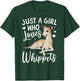 Funny Whippet Art Girls Whippet Dog Lover Whippet T-Shirt - T-Shirt | Forest