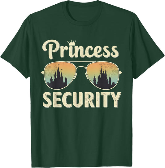 Princess Security Squad Vacation Family Matching T-Shirt - T-Shirt | Forest