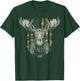 Moose US Flag Alaska America Wildlife T-Shirt - T-Shirt | Forest