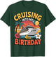 Kids Cruising Into My 4th Birthday Cruise 4 Year Old Toddler T-Shirt - T-Shirt | Forest