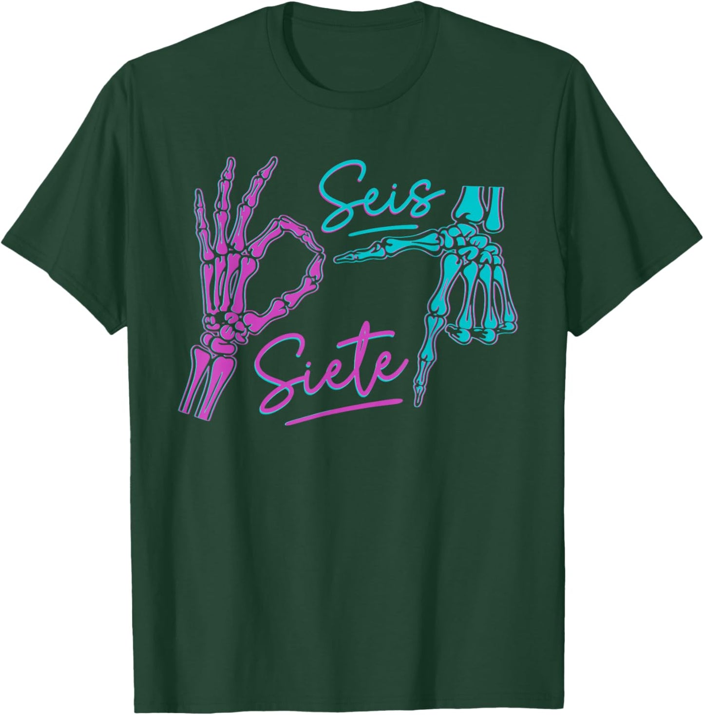 67 67 Six Seven Spanish T-Shirt - T-Shirt | Forest