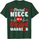 Proud Niece of Heart Warrior Heart Disease Awareness T-Shirt - T-Shirt | Forest