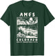 Ames, Colorado Mountain Wildnerness Nature Design T-Shirt - T-Shirt | Forest