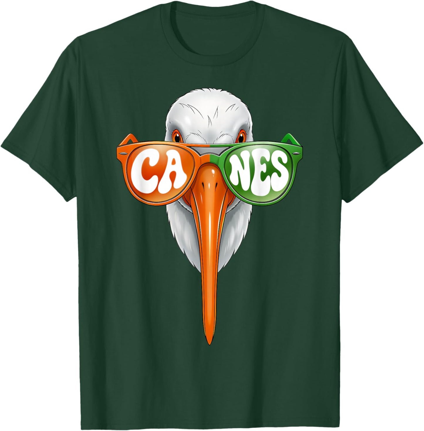 American White Ibis with Sunglasses Women Kids T-Shirt - T-Shirt | Forest
