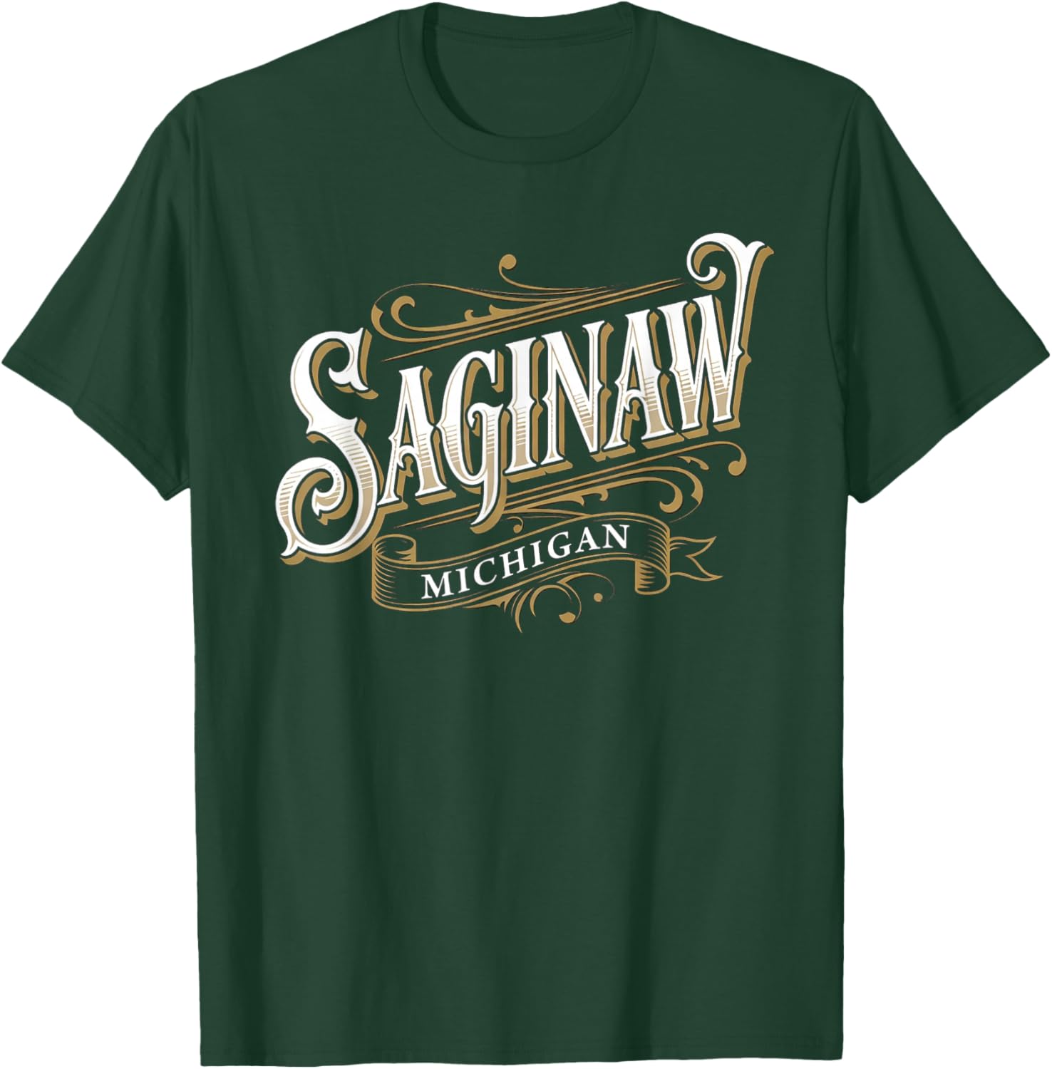 Saginaw Michigan T-Shirt - T-Shirt | Forest
