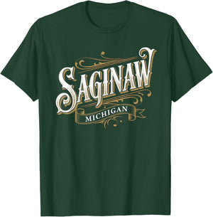 Saginaw Michigan T-Shirt - T-Shirt | Forest