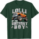 Lolli of The Birthday Boy Monster Truck Birthday Family T-Shirt - T-Shirt | Forest