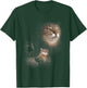Cat Portrait Kitten Funny Sassy Cat Meme Stupid Brainrot T-Shirt - T-Shirt | Forest