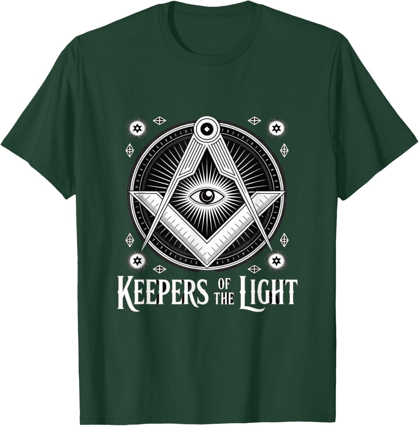 Keepers of The Light All Seeing Eye Freemason T-Shirt - T-Shirt | Forest