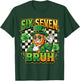 Six Seven Bruh Leprechaun Meme for St Paddy's T-Shirt - T-Shirt | Forest