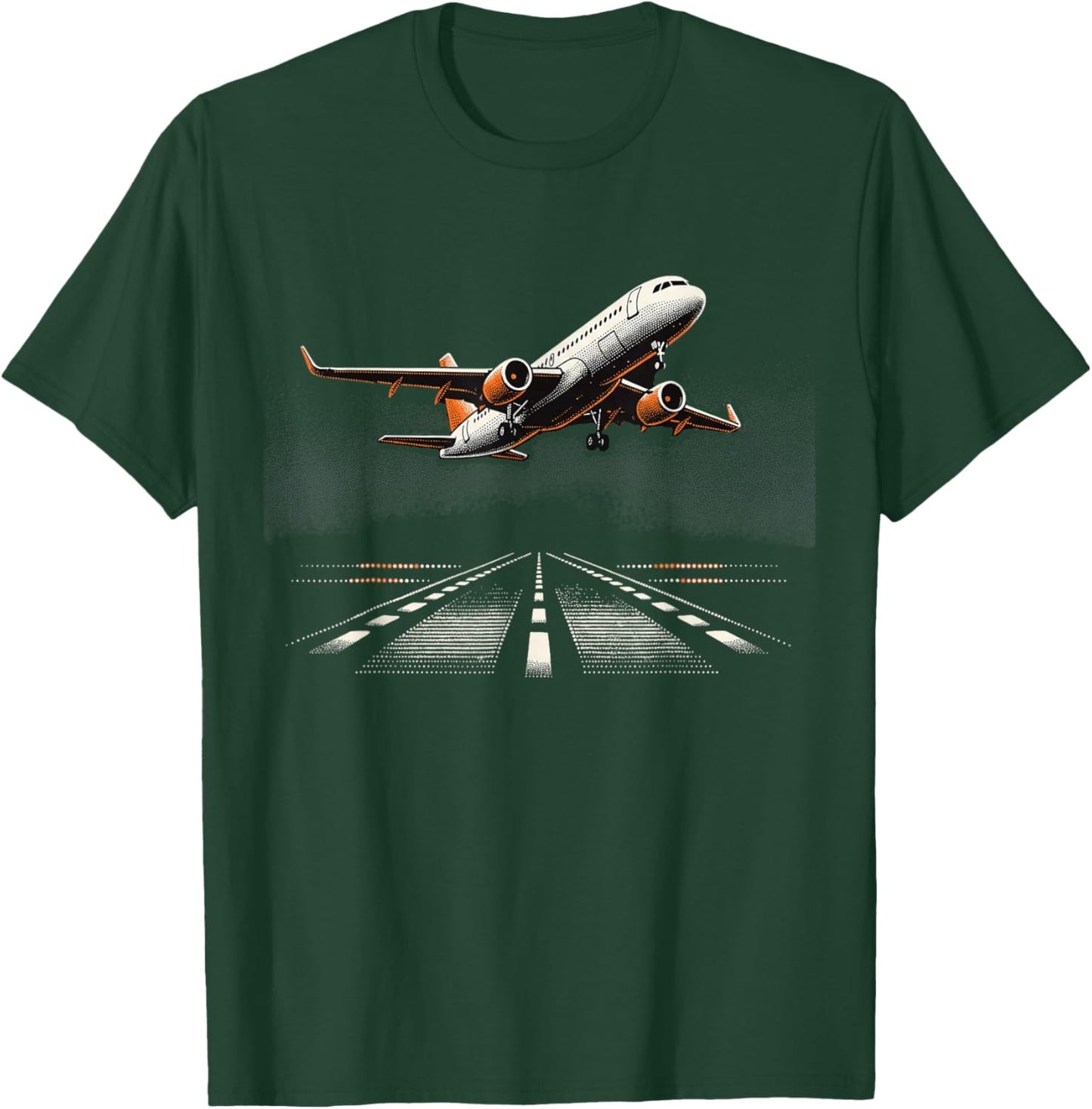 Funny Aviator Pilot Airplane Flight Aviation Gifts Men Women T-Shirt - T-Shirt | Forest