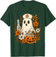 Nurse Ghost Pumpkin Halloween Autumn Nurse Halloween T-Shirt - T-Shirt | Forest