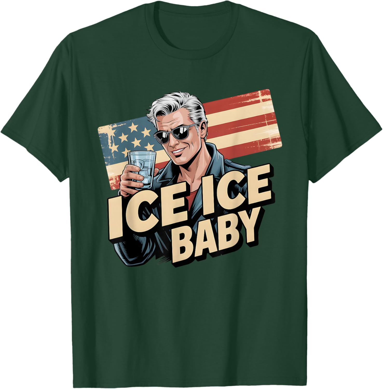 Vintage Ice Baby T-Shirt - T-Shirt | Forest