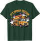 It's Spooky Season Funny Teacher Halloween School Bus T-Shirt - T-Shirt | Forest