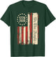 250 Years American 250th Anniversary US USA Flag 4th of July T-Shirt - T-Shirt | Forest