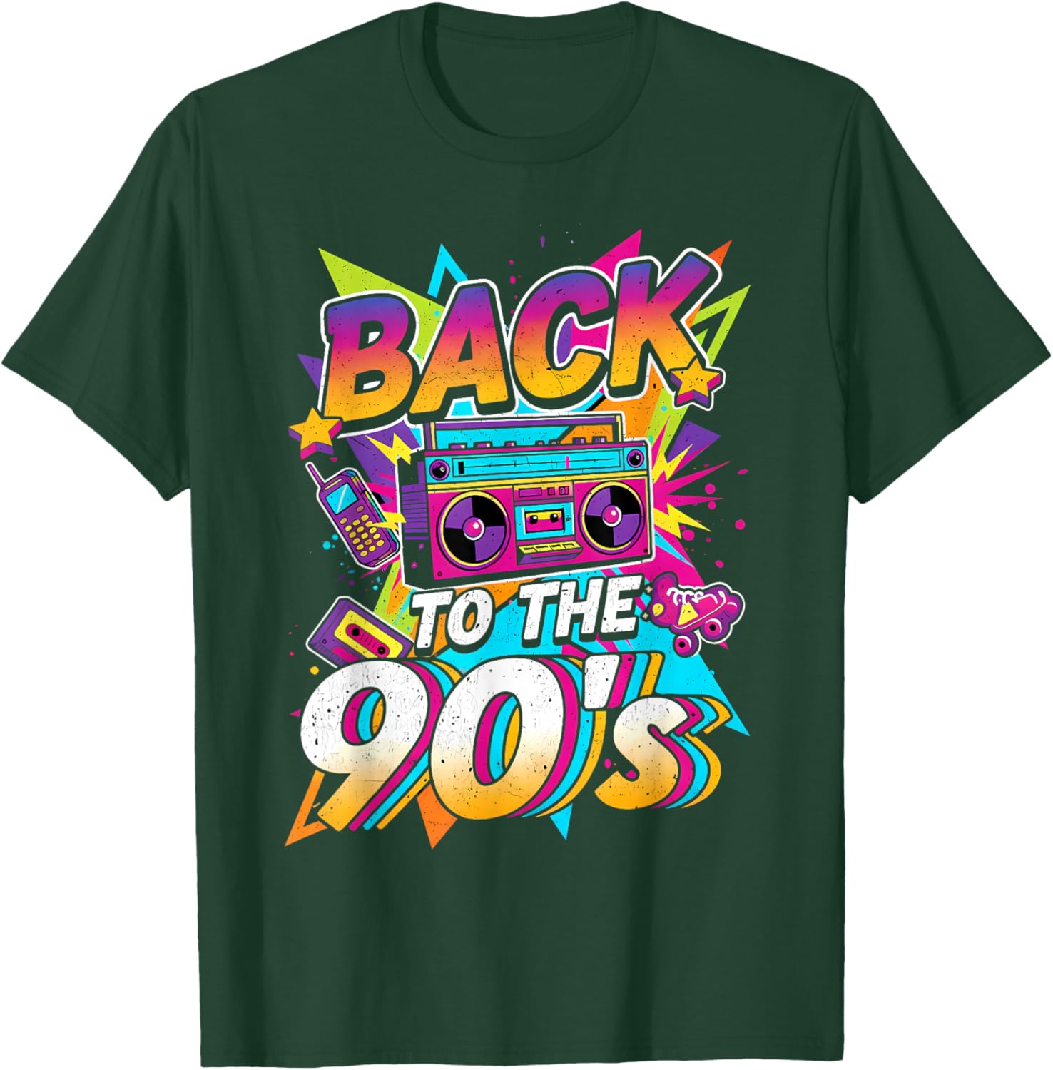 90s Party Outfit and Theme Party Costume T-Shirt - T-Shirt | Forest