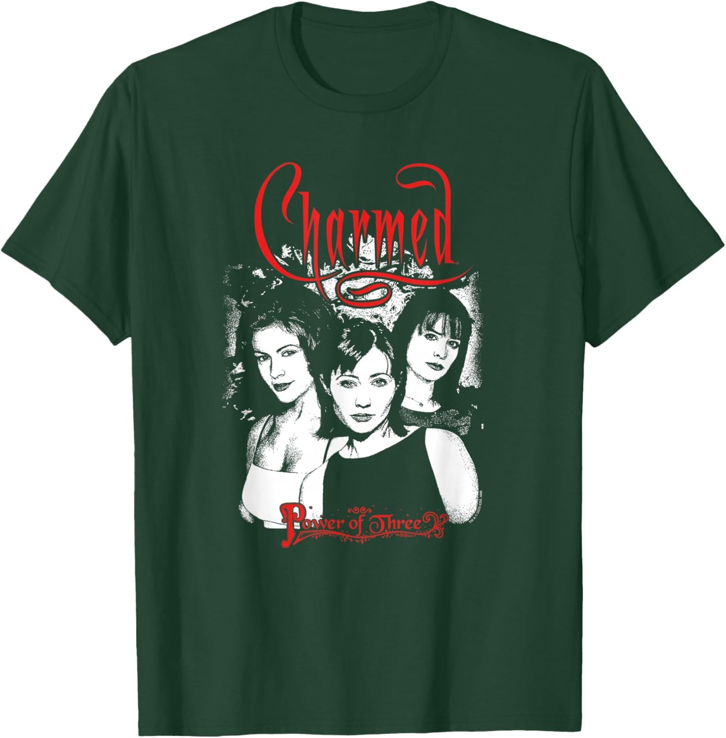 Charmed Black and White Cast Photo Y2K Witches TV Show T-Shirt - T-Shirt | Forest