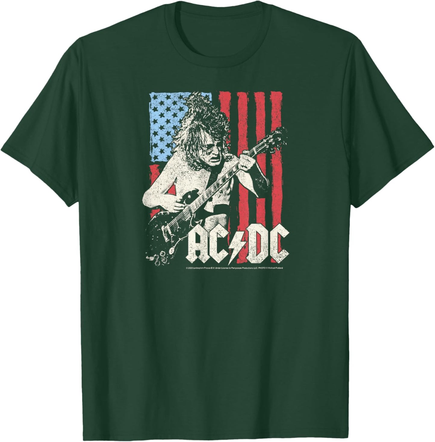 ACDC - American Flag T-Shirt - T-Shirt | Forest