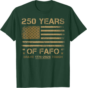 FAFO Flag Rugged T-Shirt - T-Shirt | Forest
