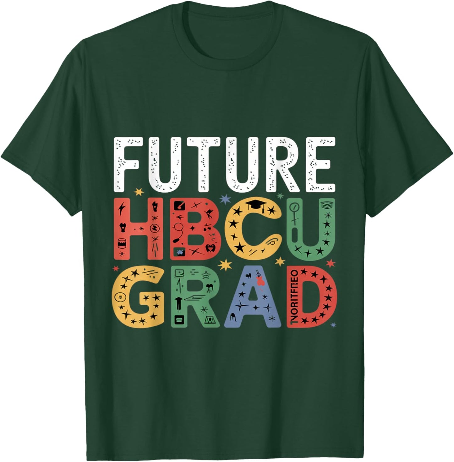 Future HBCU Grad Black Boy Graduation HBCU Black History Kid T-Shirt - T-Shirt | Forest