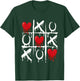 Valentine Tic Tac Toe Love Red Heart Cute Couple Romantic T-Shirt - T-Shirt | Forest