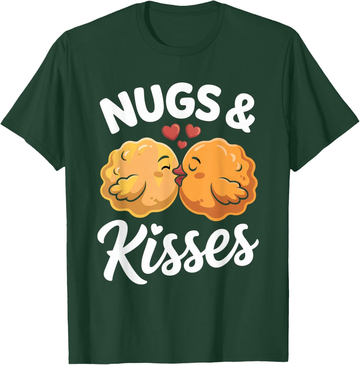 Chicken Nuggets Loves Chicken Chicken Nugget Valentines Day T-Shirt - T-Shirt | Forest