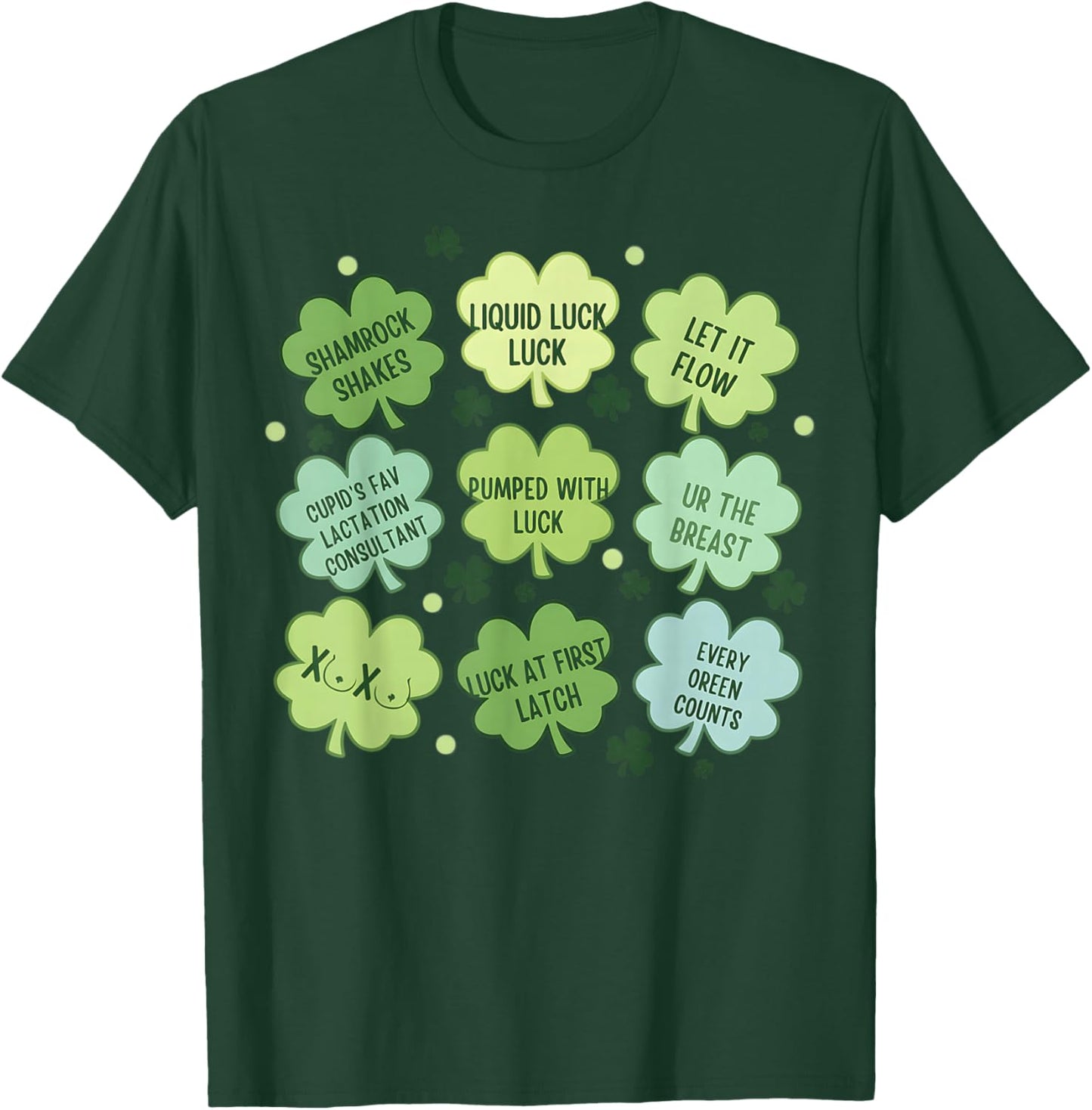 Lactation St Patrick Day Breastfeeding Consultant St Patrick T-Shirt - T-Shirt | Forest