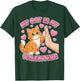 My Cat is My Valentine Cute Cat Heart Valentines Day Lovers T-Shirt - T-Shirt | Forest