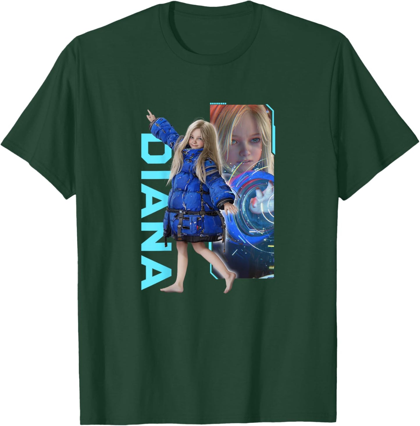 PRAGMATA Diana -BP T-Shirt - T-Shirt | Forest