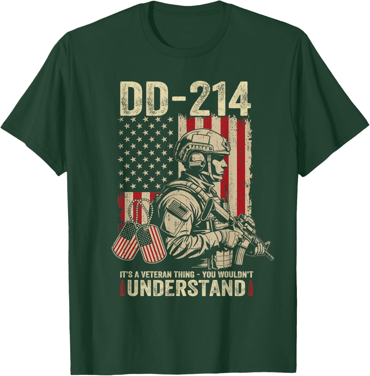 Veterans Day DD-214 Veteran Thing You Wouldn’t Understand T-Shirt - T-Shirt | Forest