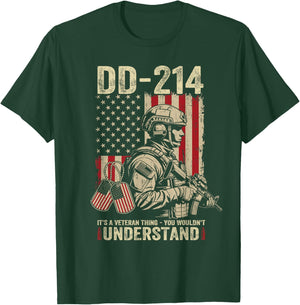 Veterans Day DD-214 Veteran Thing You Wouldn’t Understand T-Shirt - T-Shirt | Forest