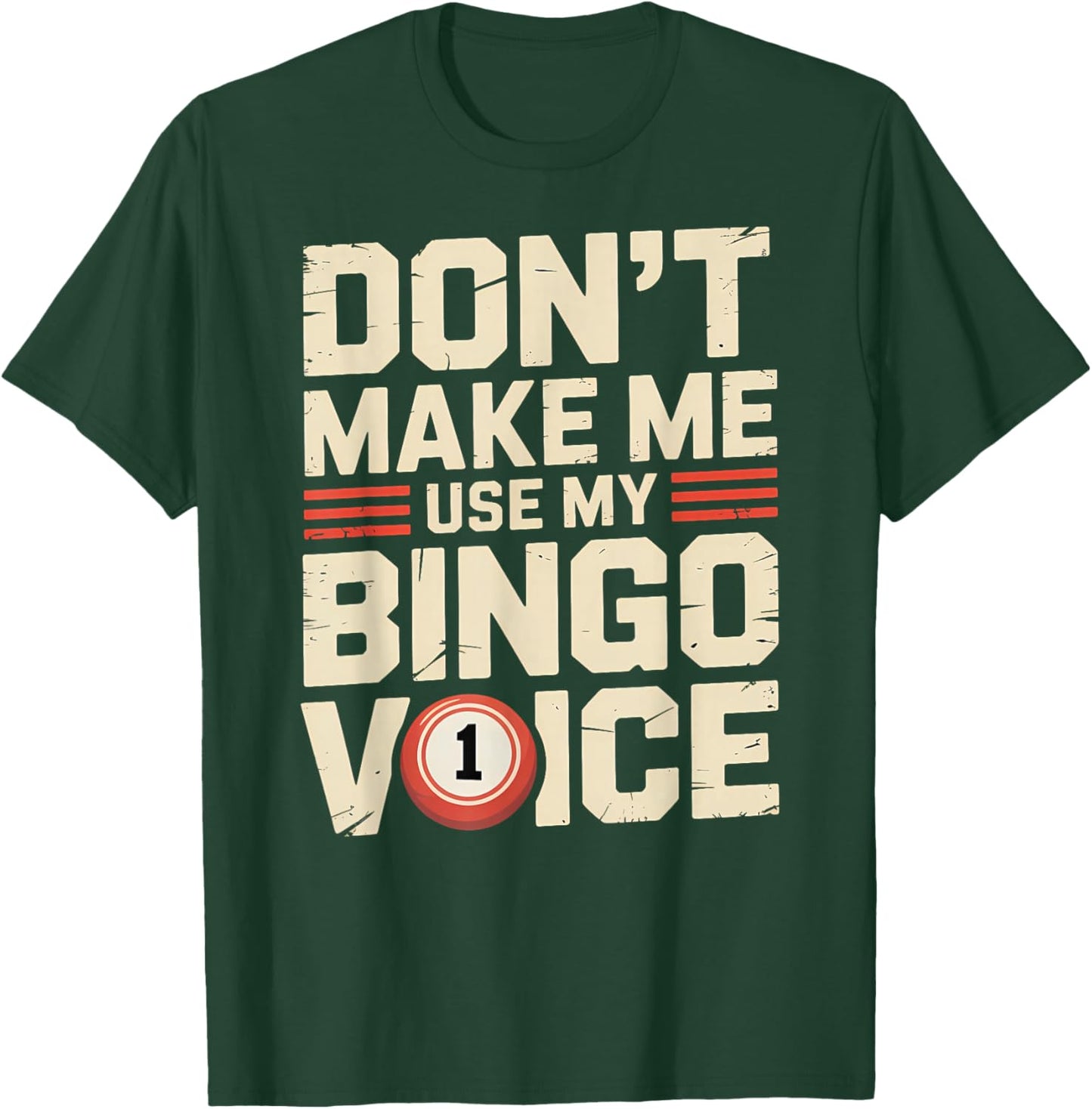 Funny Bingo Night Player or Caller T-Shirt - T-Shirt | Forest