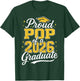 Proud Pop of A 2026 Graduate Class of 2026 Graduation T-Shirt - T-Shirt | Forest