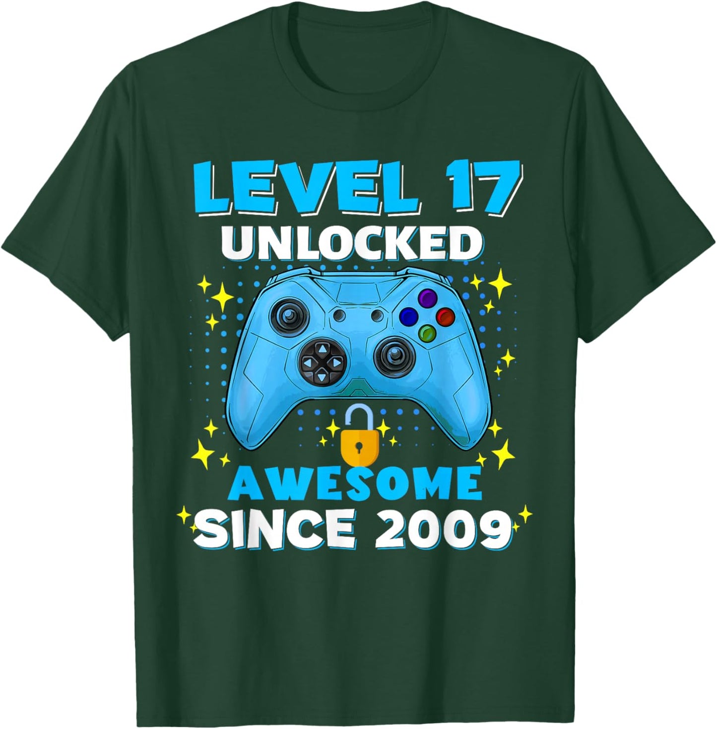 17th Birthday for Boys 17 Years Birthday Kids Gifts T-Shirt - T-Shirt | Forest