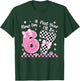 6 Year Old Birthday Girls Kids Now I'm 6 Next Year I'll be 7 T-Shirt - T-Shirt | Forest
