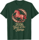 Year of The Horse 2026 Chinese Zodiac Lunar New Year T-Shirt - T-Shirt | Forest