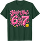 You're The 6 to My 7 Cute Retro Aesthetic Couple Quote T-Shirt - T-Shirt | Forest