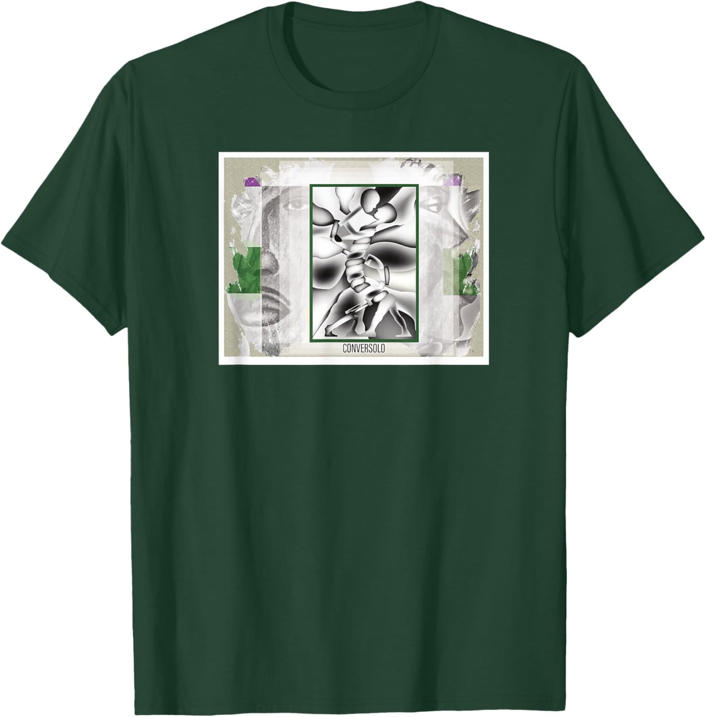 CONVERSOLO - Original Artwork Apparel, Color Wheel Edition T-Shirt - T-Shirt | Forest