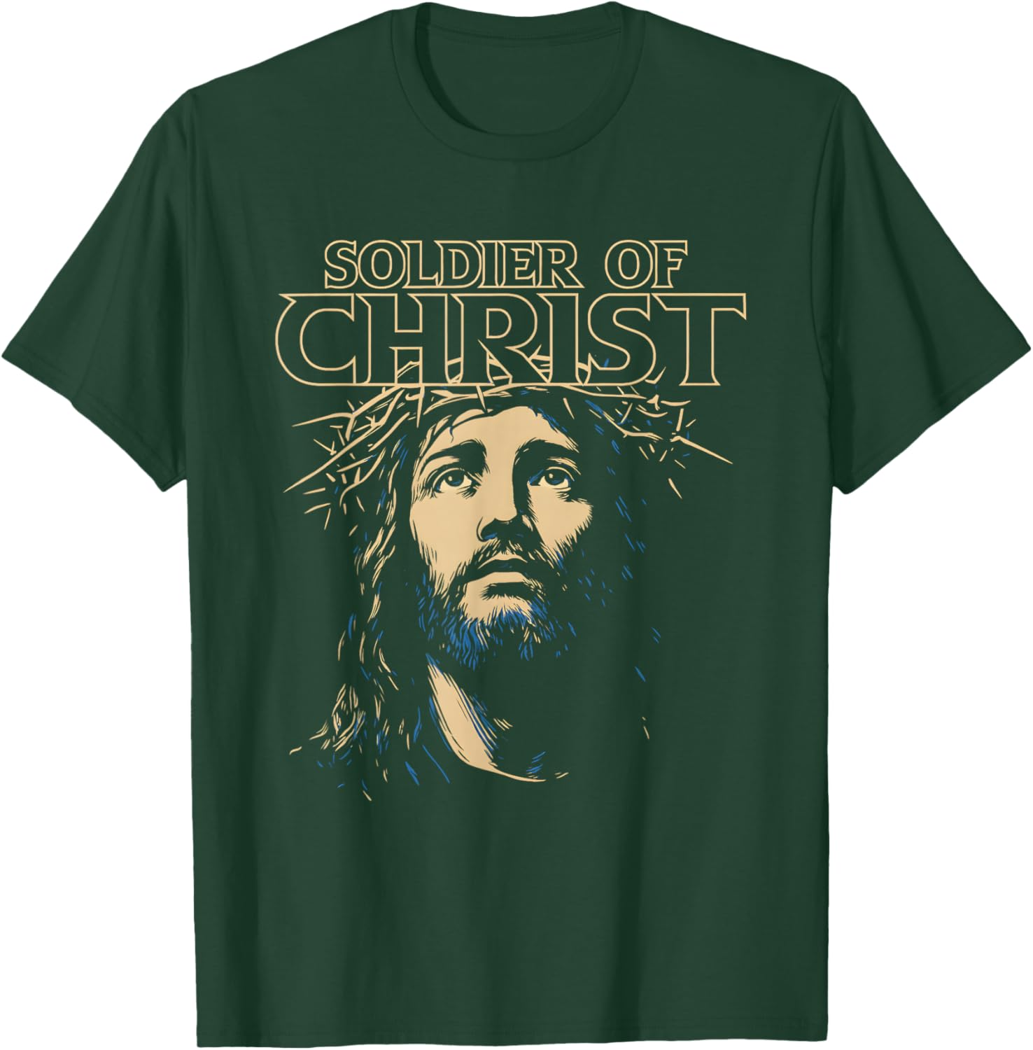 Soldier of Jesus Christ T-Shirt - T-Shirt | Forest