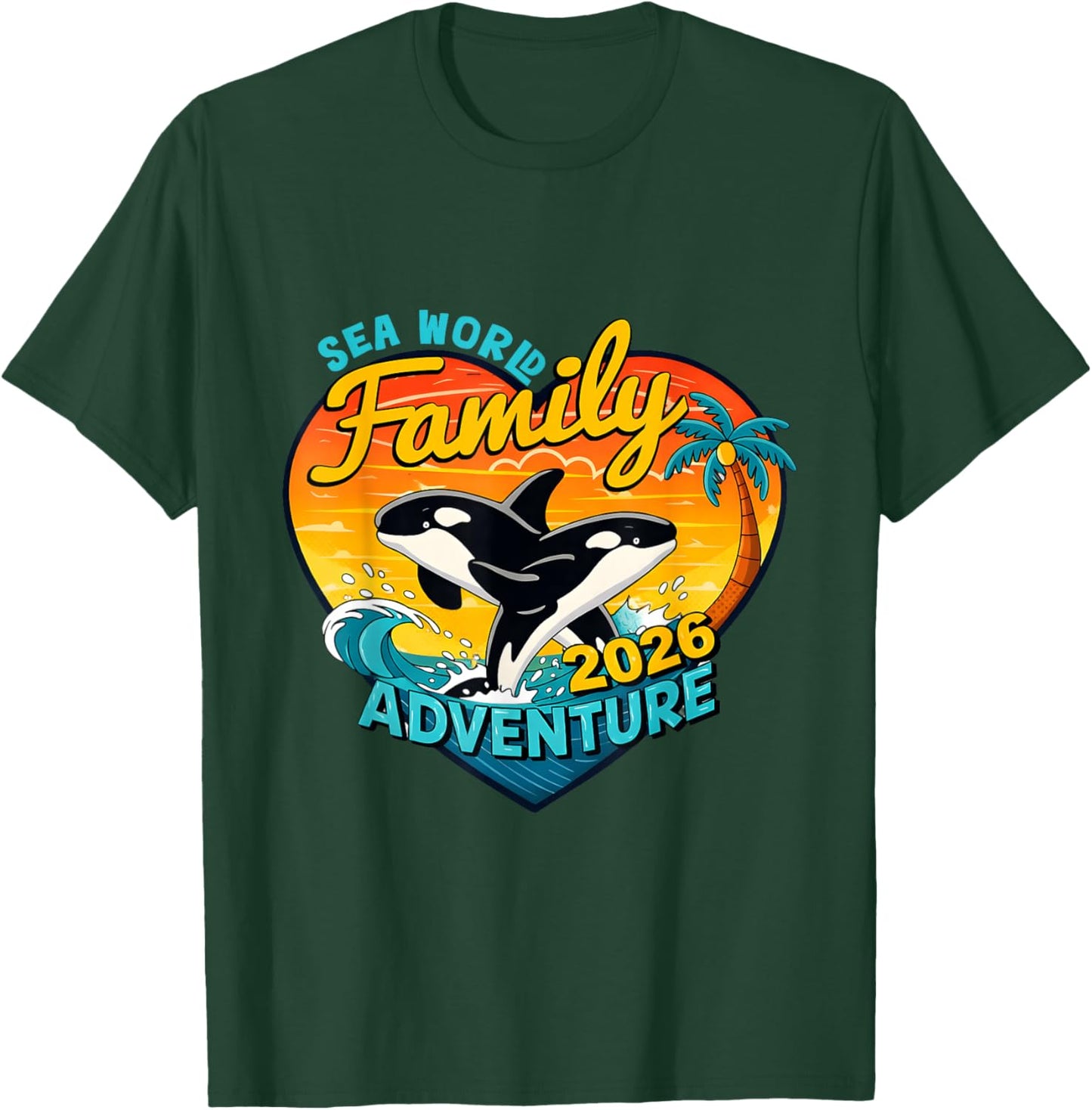 Sunset Ocean T-Shirt - T-Shirt | Forest