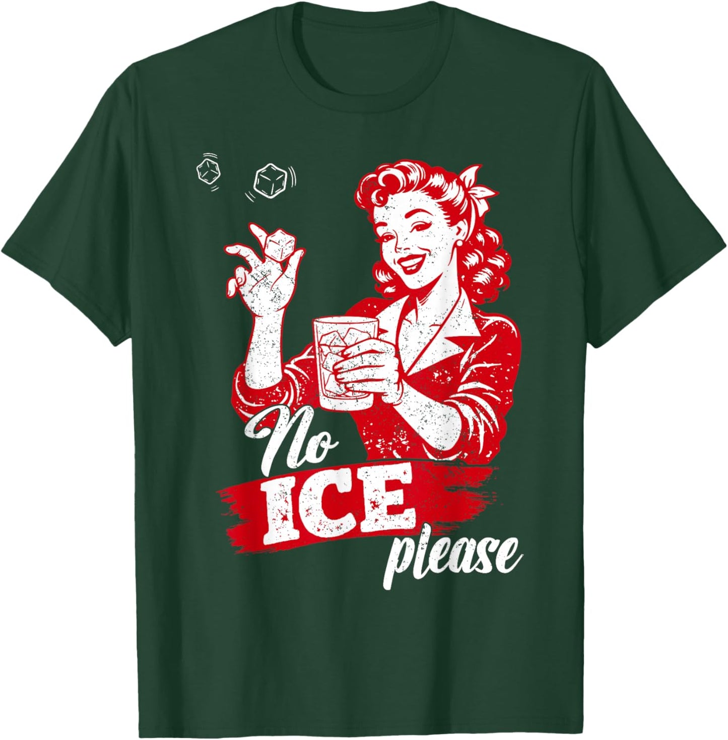 Funny No Ice Please Meme T-Shirt - T-Shirt | Forest