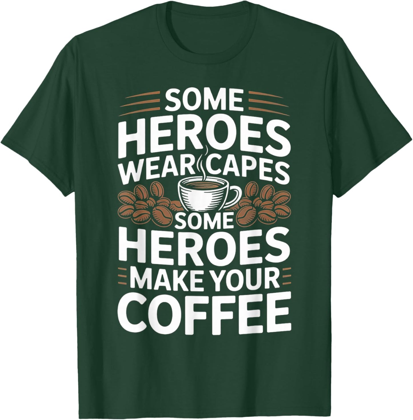 Funny Art Women Barista Espresso Coffee Lover T-Shirt - T-Shirt | Forest