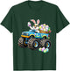 Easter Day Bunny Monster Truck Eggs Rabbit Boys Kids T-Shirt - T-Shirt | Forest