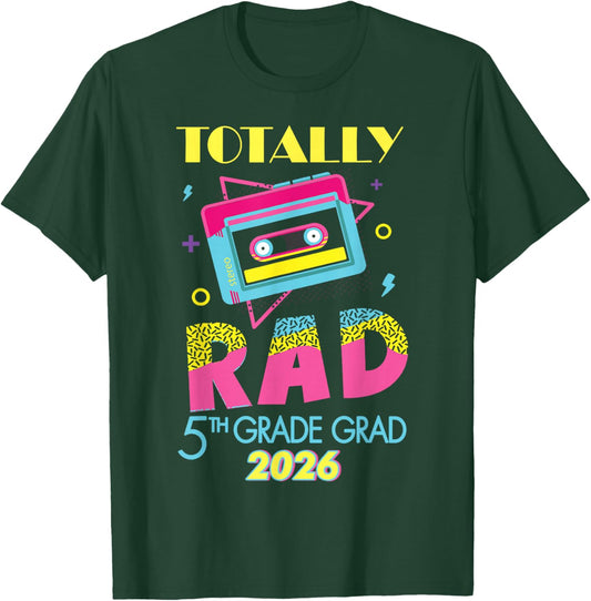 Fifth 5th Grade Grad 2026 Elementary School Graduate T-Shirt - T-Shirt | Forest